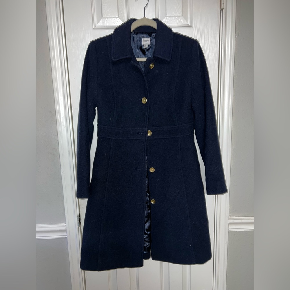 JCrew Wool Blended Peacoat SZ 4